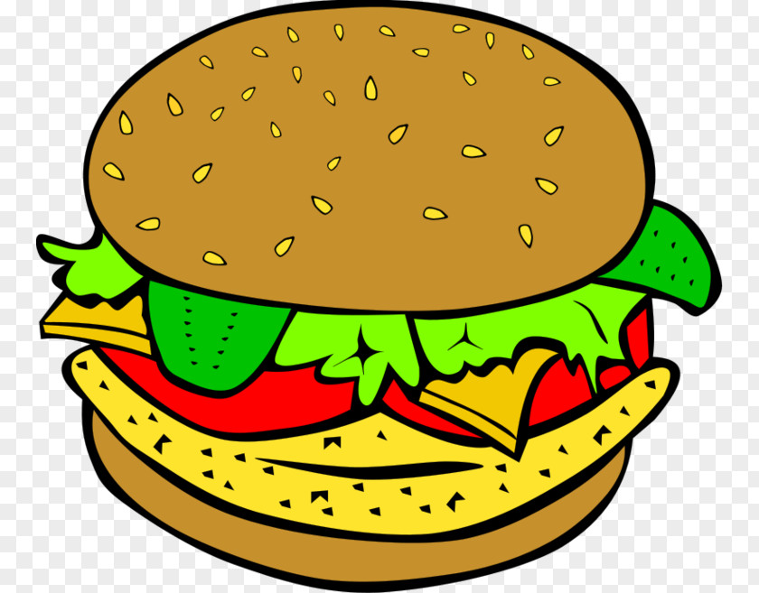 Nutritious Cliparts Hamburger Fast Food French Fries Hot Dog Cheeseburger PNG