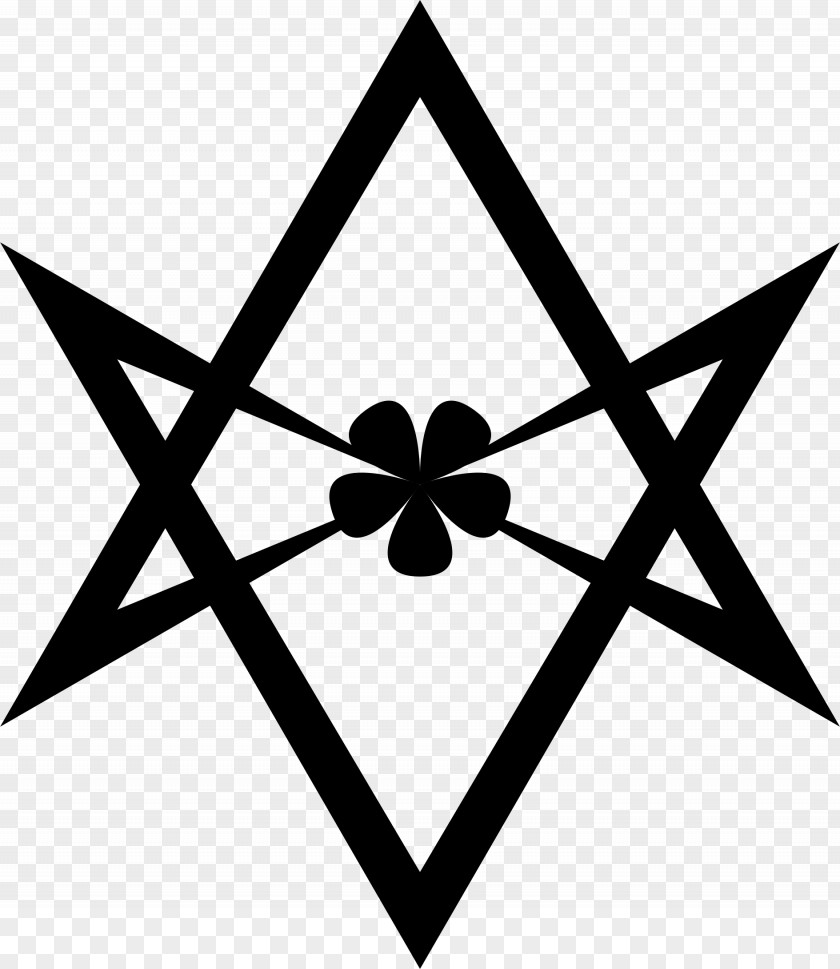 Symbol The Book Of Law Four Thelema Unicursal Hexagram PNG