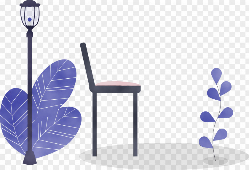 Violet Purple Leaf Table Plant PNG