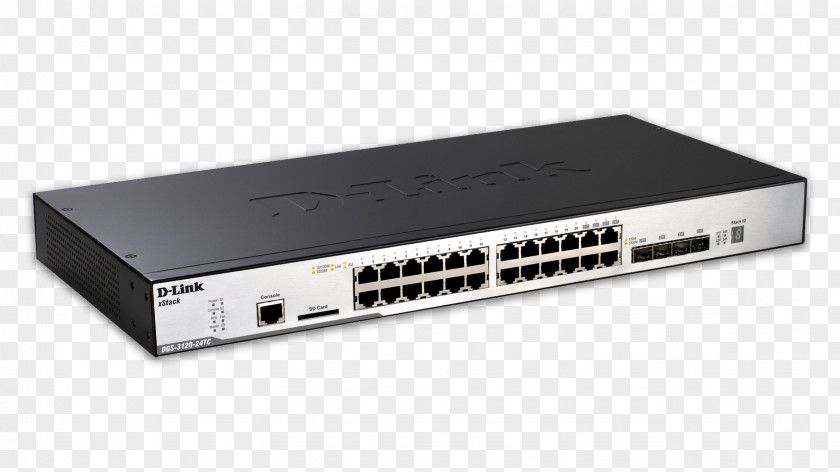 4 Port Switch Small Form-factor Pluggable Transceiver Network Gigabit Ethernet D-Link PNG