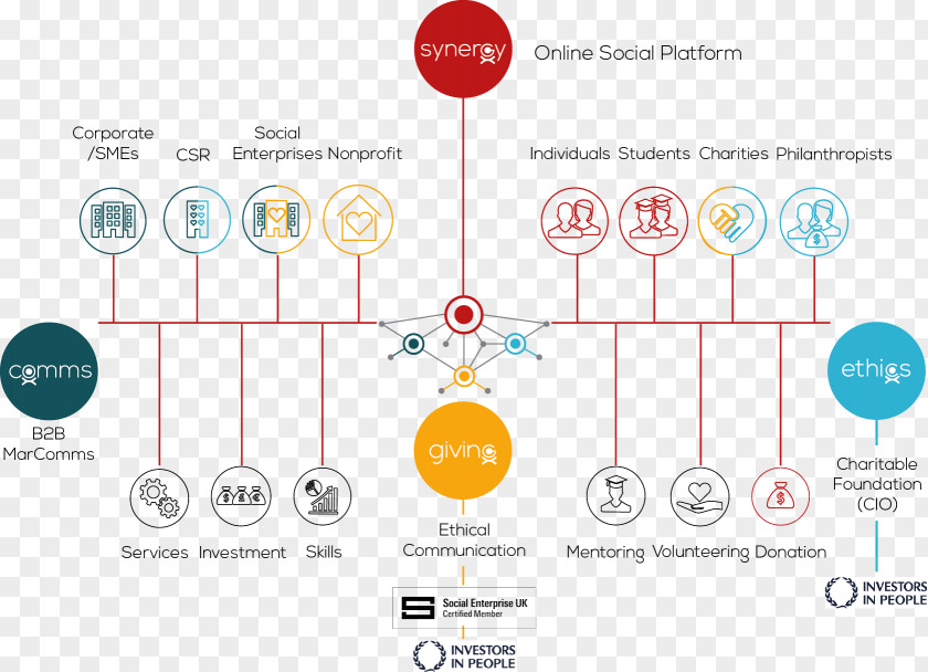 Business Synergy Organizational Chart Social Enterprise PNG