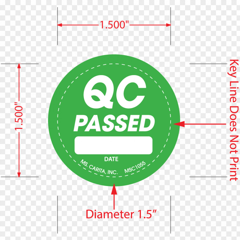 Paper Label Quality Control Sticker Assurance PNG