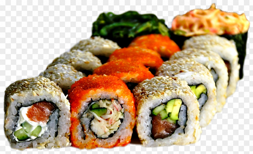 Sushi California Roll Japanese Cuisine Makizushi Gimbap PNG