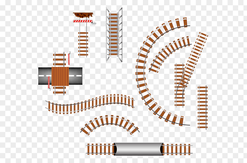 Cartoon Train Vector Rail Transport Rapid Transit Track PNG