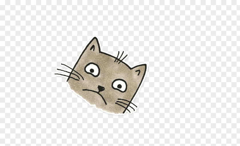Kitten Whiskers Cat Telegram Sticker PNG
