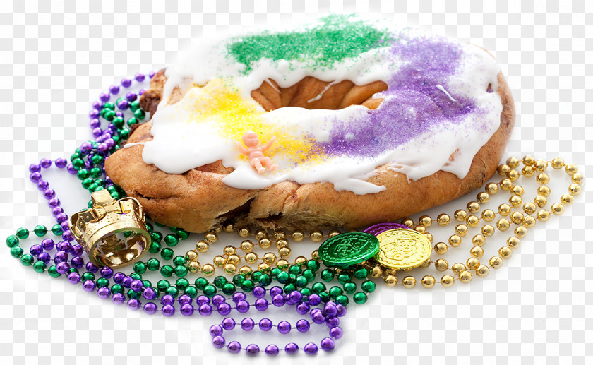 Mardi Gras New Orleans King Cake Praline Birthday Southern United States PNG