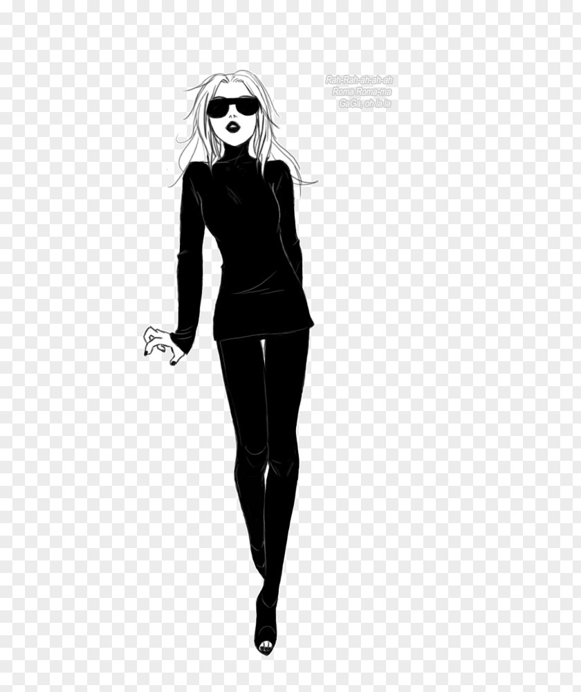 Silhouette Black Shoulder White Character PNG