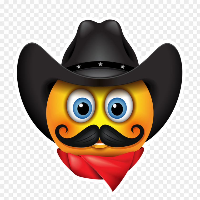 Smiley Emoticon Cowboy Hat PNG