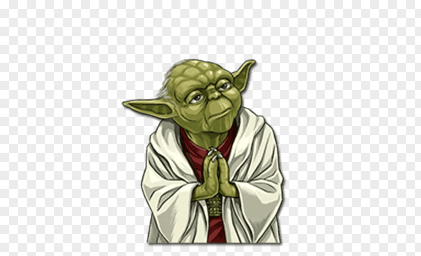 Star Wars Yoda Sticker Telegram Film PNG