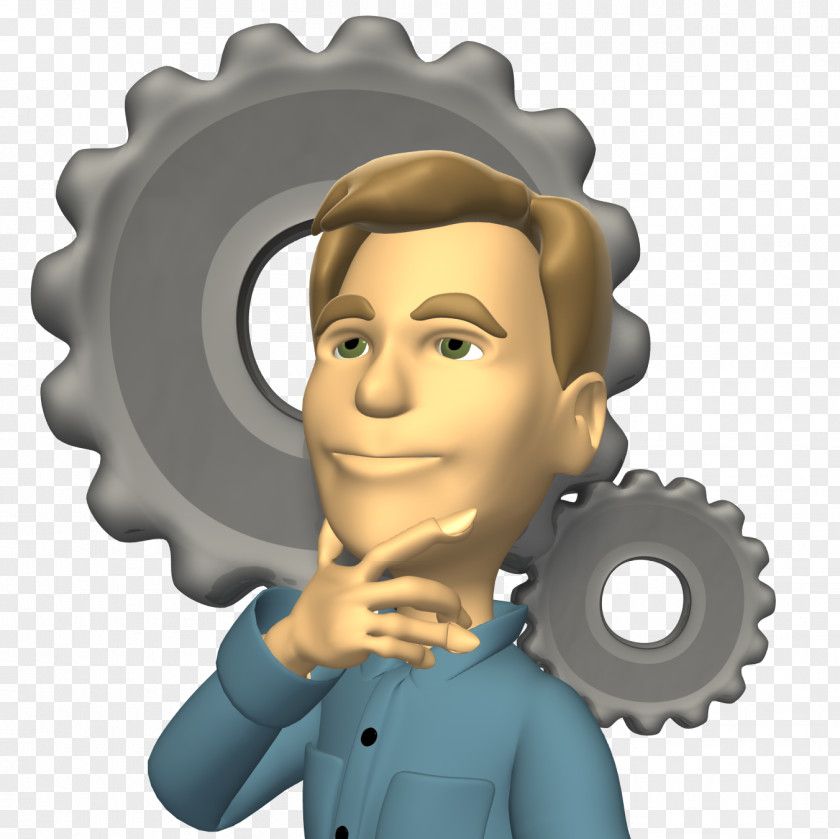 Thinking Man Animation Gfycat Smiley Mind Map PNG