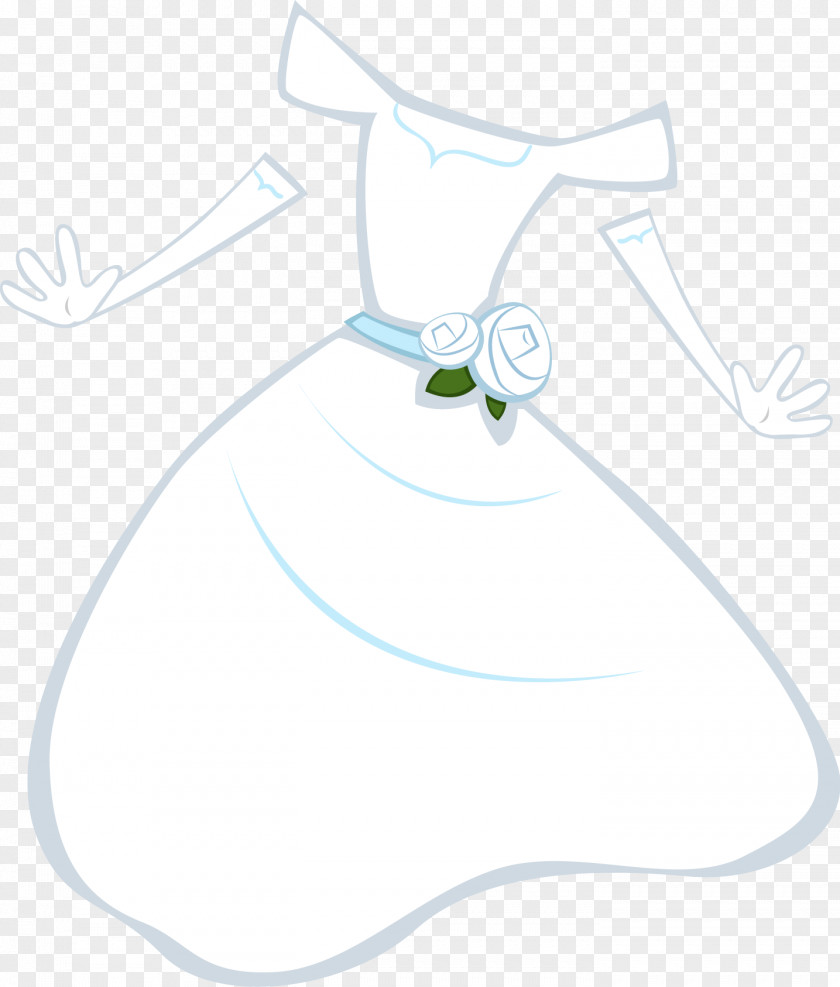 White Skirt Drawing Image Design PNG