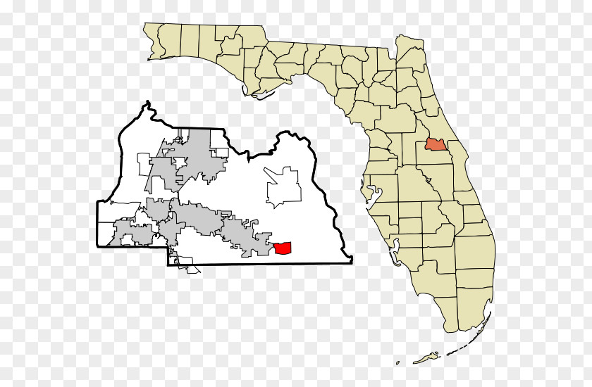 Map Lake Mary Longwood Casselberry Chuluota Altamonte Springs PNG