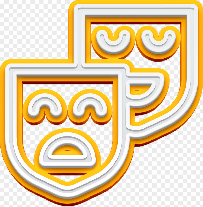 Scenic Arts Icon Theater Mask PNG