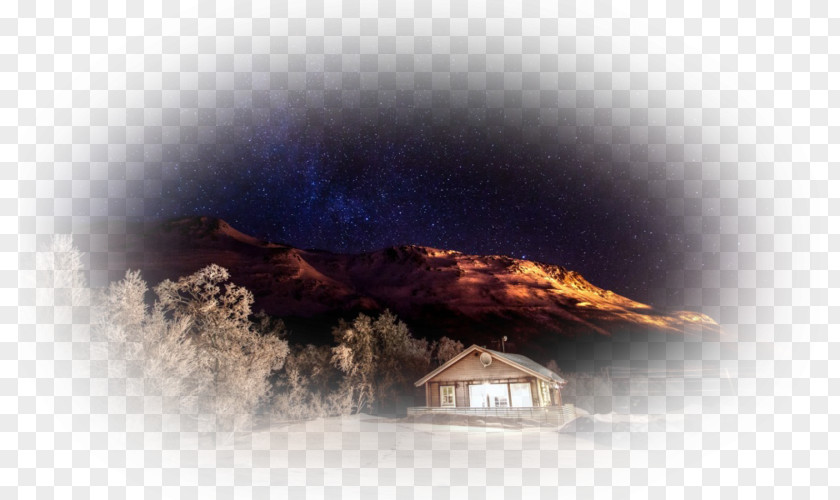 Winter Desktop Wallpaper Metaphor Night Sky PNG