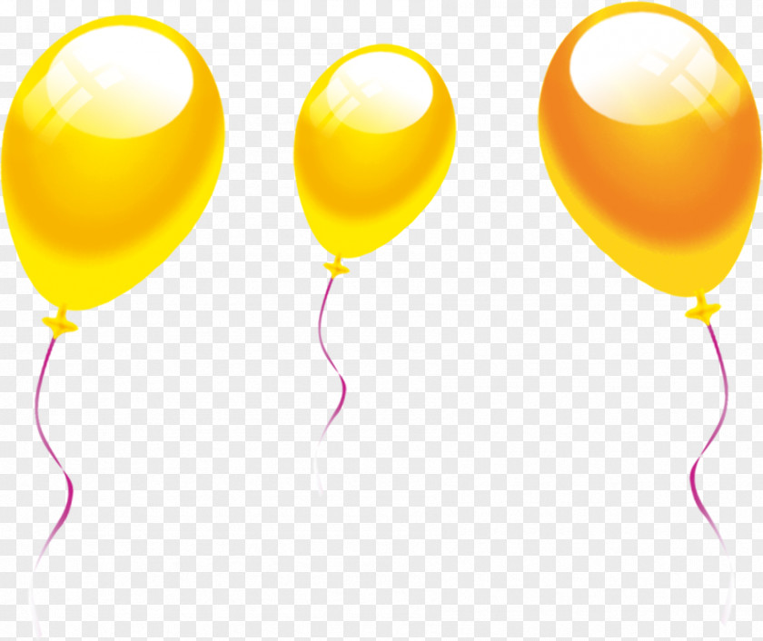 Yellow Balloon Clip Art PNG