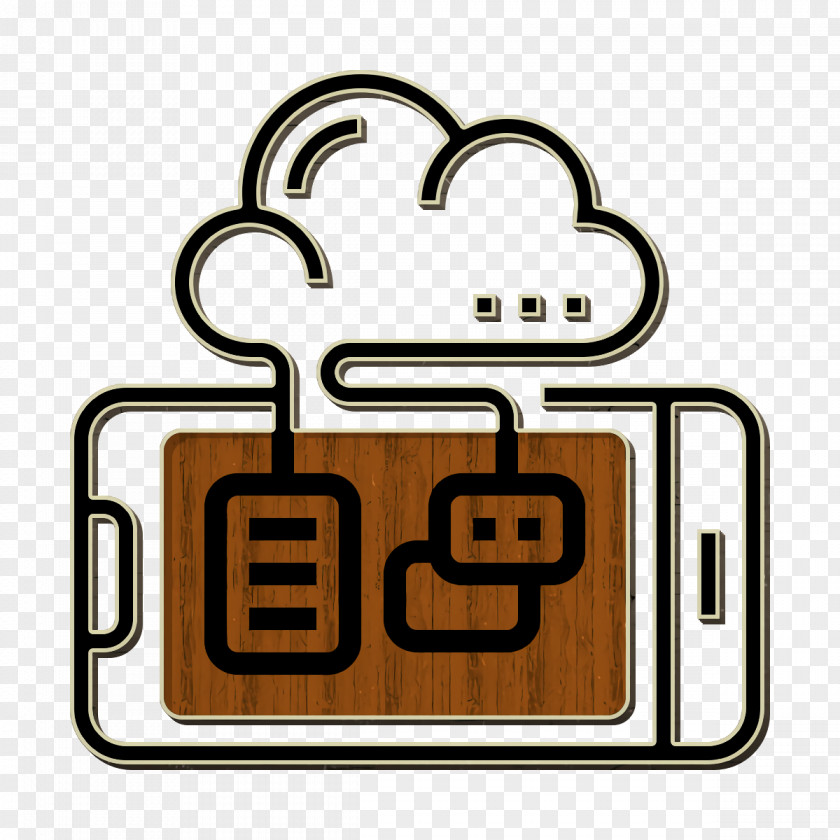 Backup Icon Smartphone Cloud Service PNG