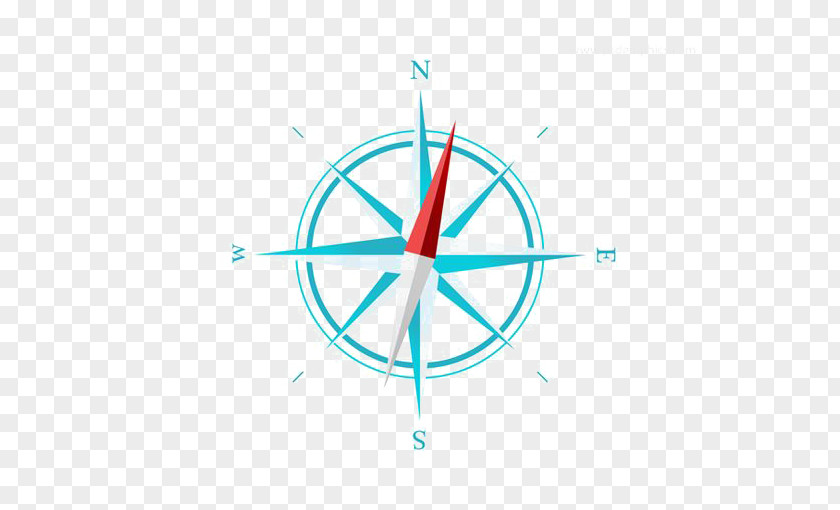 Blue Compass PNG