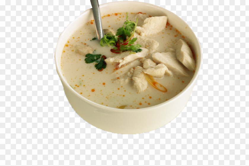 Hainan Coconut Chicken Soup Milk Tom Kha Kai Thai Cuisine Yum PNG