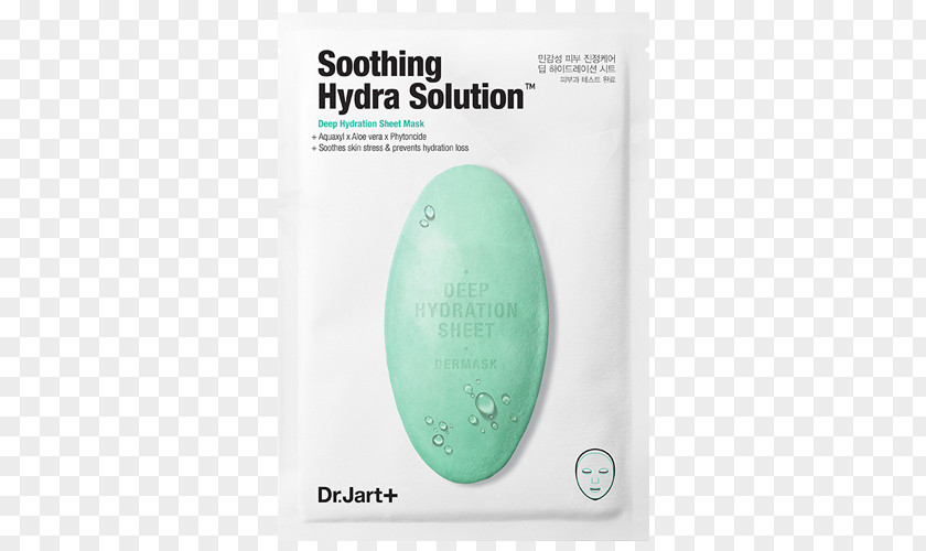 Mask Dr. Jart+ Dermask Soothing Hydra Solution Deep Hydration Sheet Clearing Vital Ceramidin Cream PNG