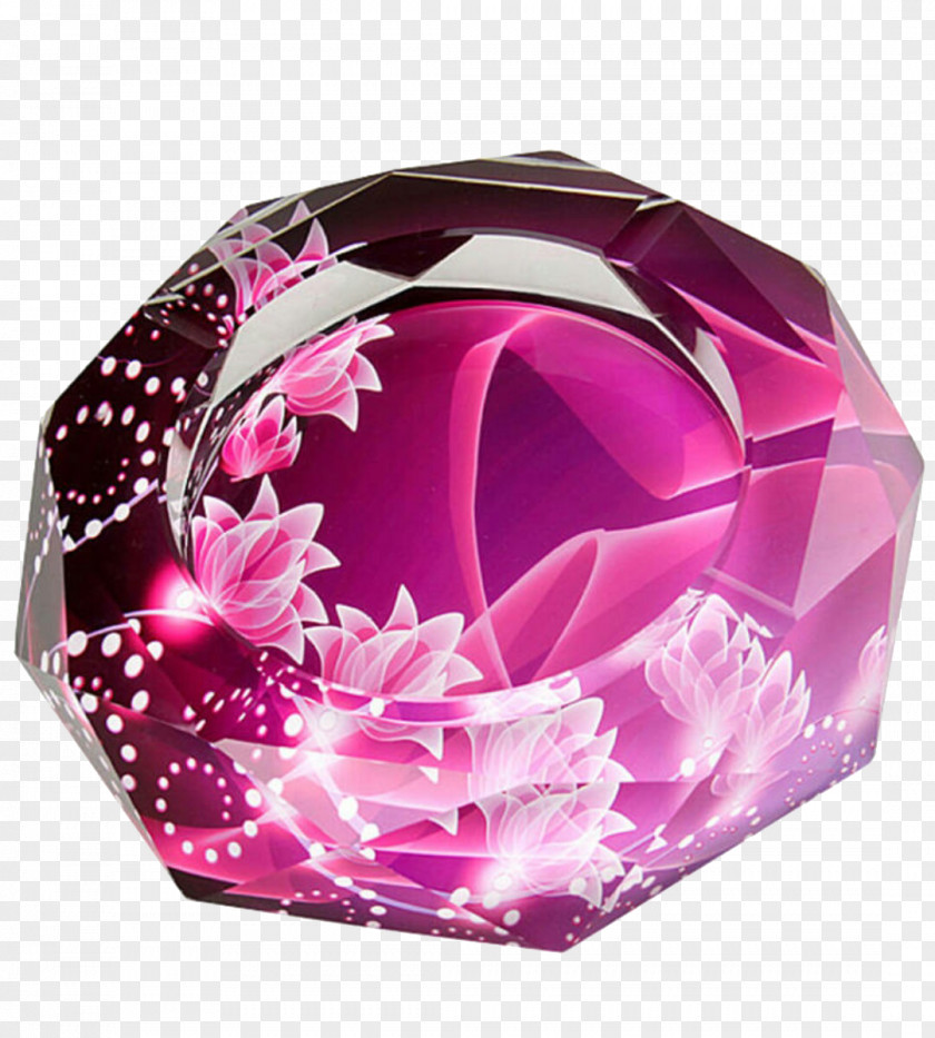 Pink Lotus Ashtray Amazon.com Cigarette Crystal PNG