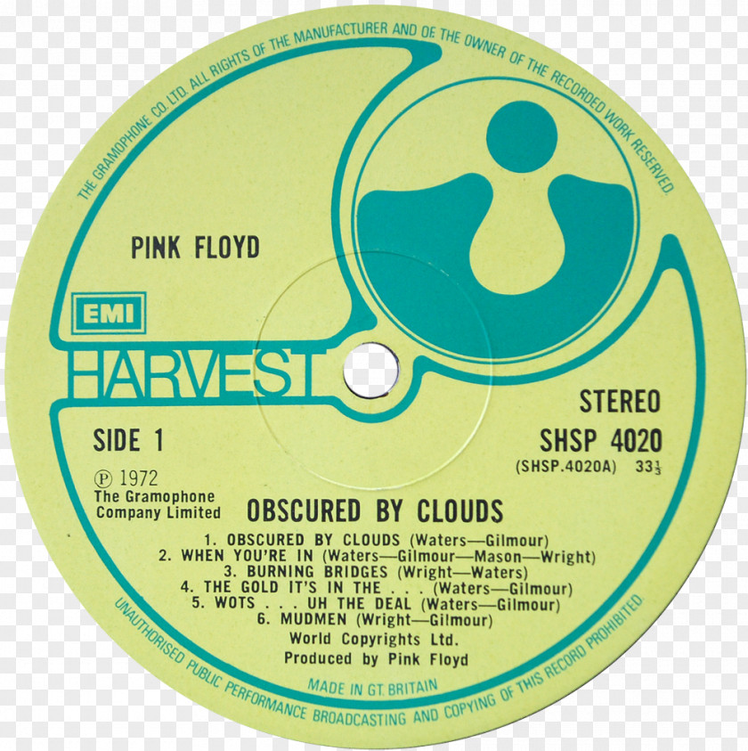 Pinkfloyd Pink Floyd Deep Purple Concerto For Group And Orchestra Harvest Records Album PNG