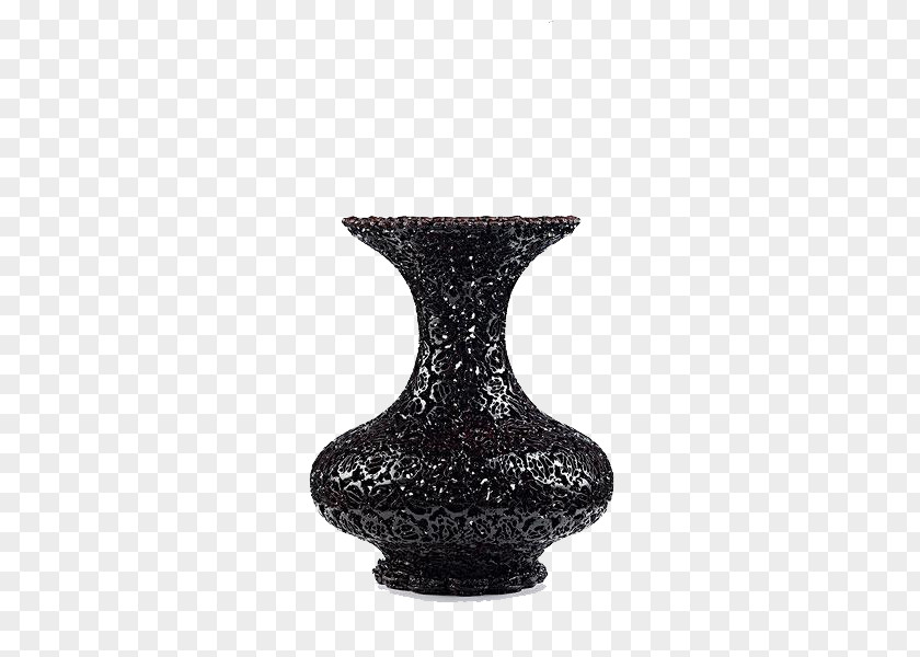 Pure Black Vase Icon PNG