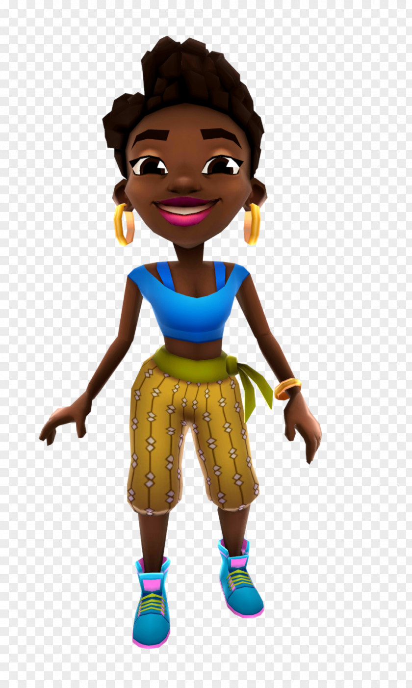 Subway Surf Figurine Toddler Character Clip Art PNG