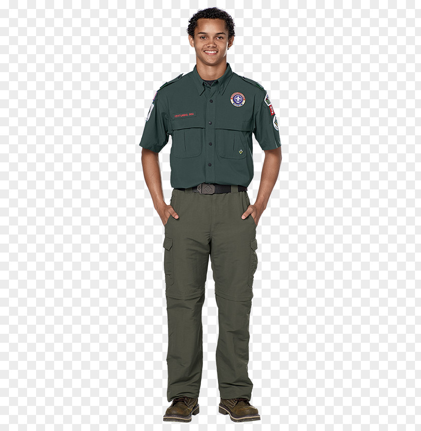 T-shirt Venturing Uniform And Insignia Of The Boy Scouts America PNG
