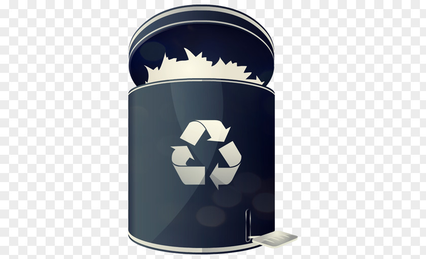 Trash Can Recycling Bin ICO Icon PNG