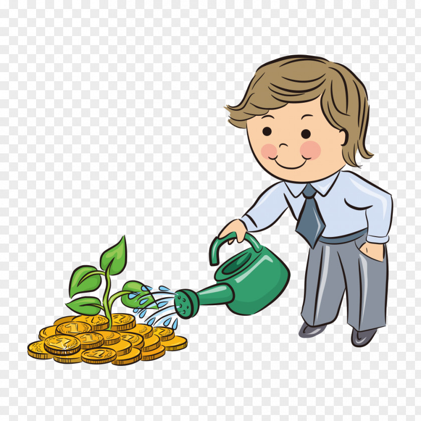 Business People Cartoon Illustration PNG