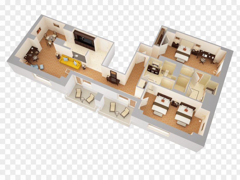 Design 3D Floor Plan Room PNG