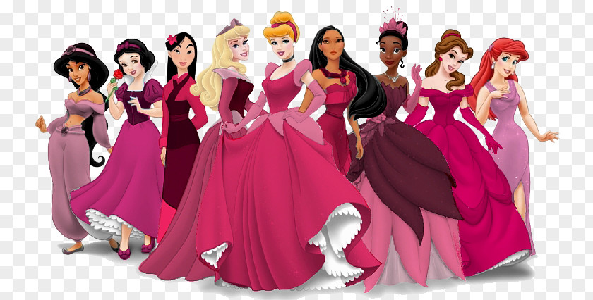 Disney Princess Belle Tiana Ariel Rapunzel Fa Mulan PNG