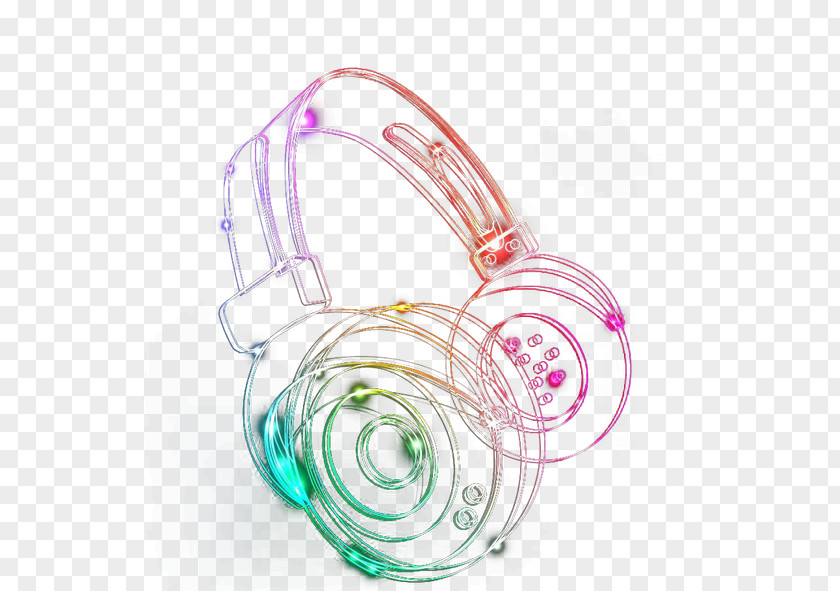 Light Efficiency Headphones PNG