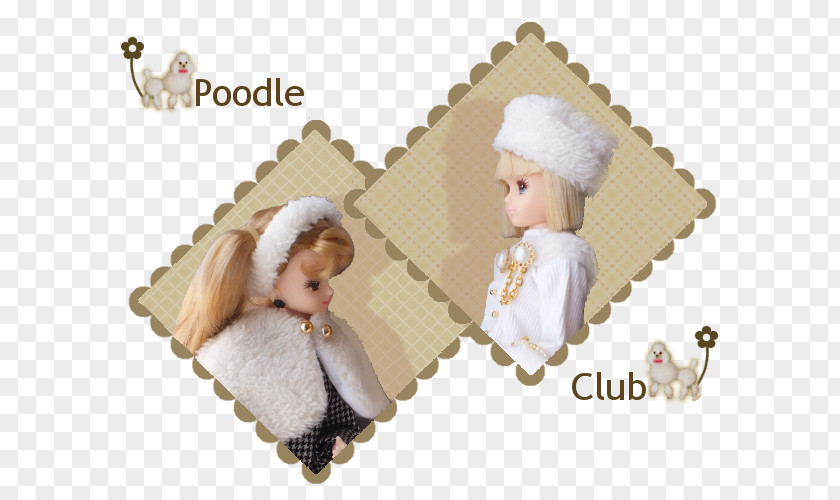 Poodle Picture Frames Figurine PNG