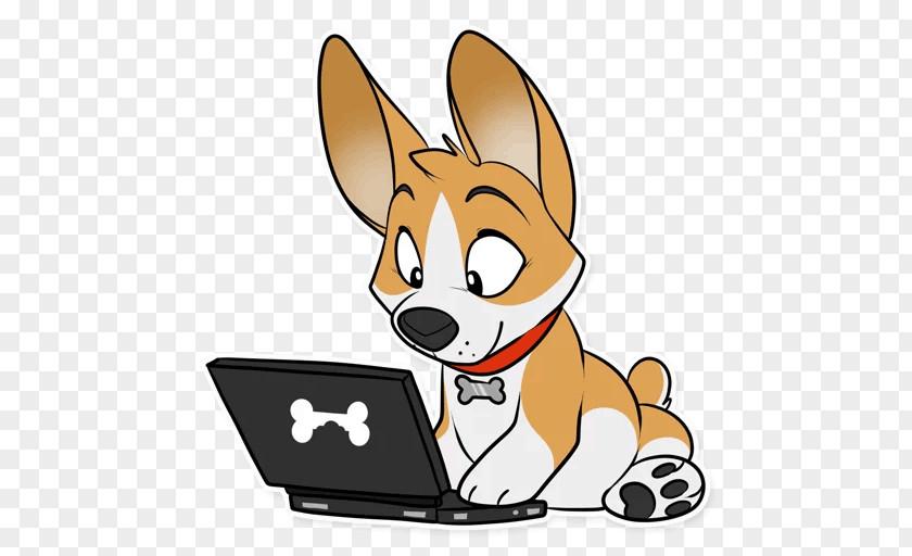 Puppy Dog Breed Pembroke Welsh Corgi Sticker Telegram PNG