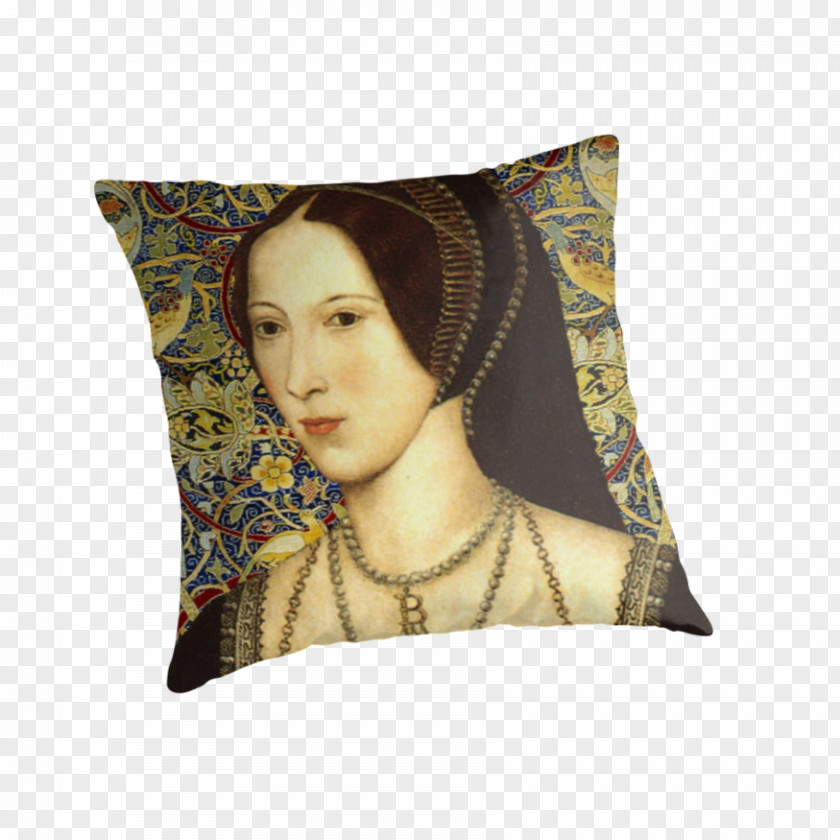 Queen England Anne Boleyn Throw Pillows Cushion Rectangle PNG