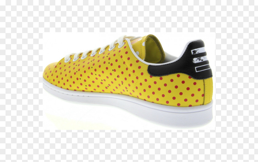 Yellow Dot Skate Shoe Sneakers Pattern PNG