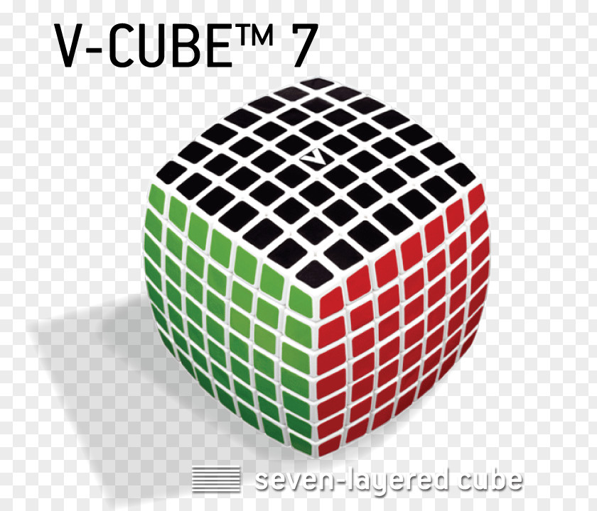 Cube V-Cube 7 6 Rubik's Puzzle PNG