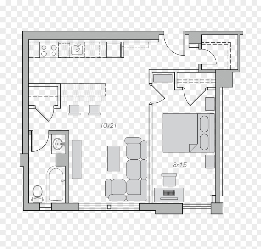 House Floor Plan Architecture Residential Area PNG