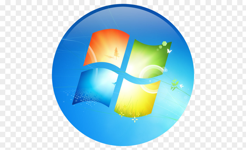 Microsoft Windows 7 Installation Context Menu PNG