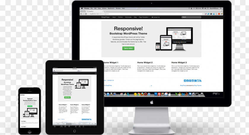 Modern Cv Responsive Web Design Page Computer Monitors Gadget Display Advertising PNG