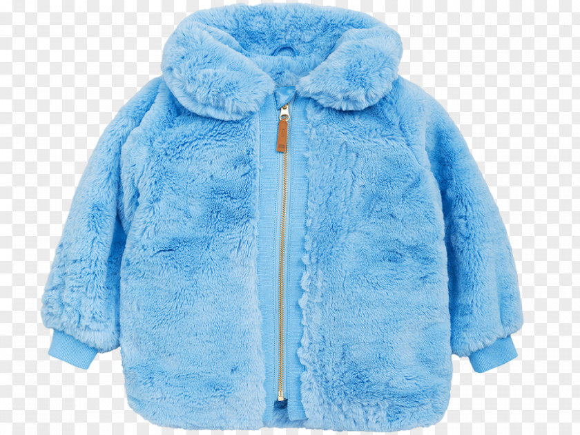 Fur Coat Fake Jacket Lining Blue PNG