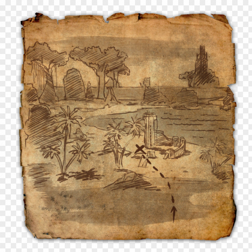 Map The Elder Scrolls Online Treasure World PNG