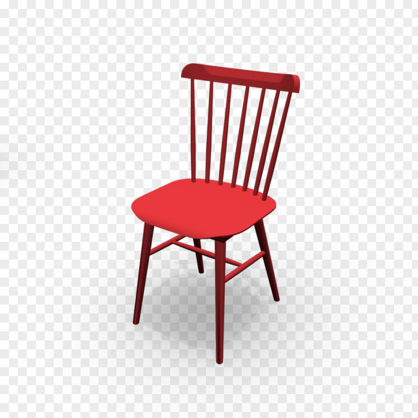 Red Color Table Chair Furniture Dining Room PNG