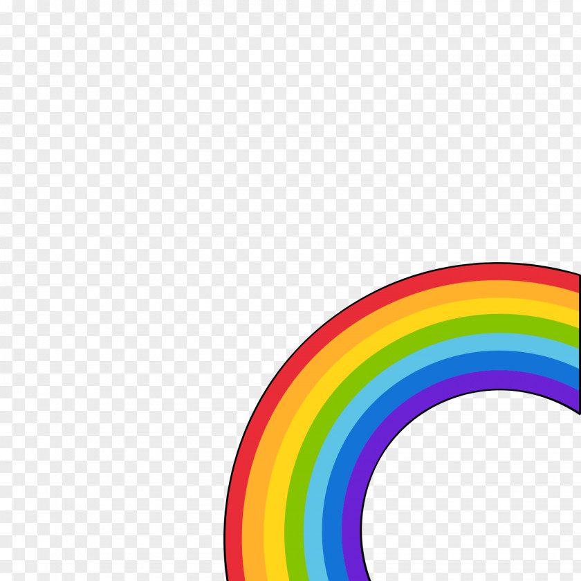 Vector Rainbow Euclidean PNG