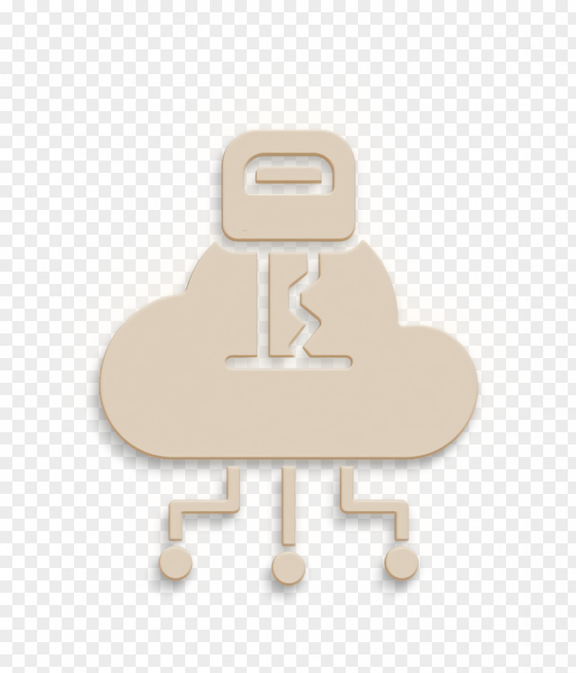 Cloud Icon Cyber Key PNG