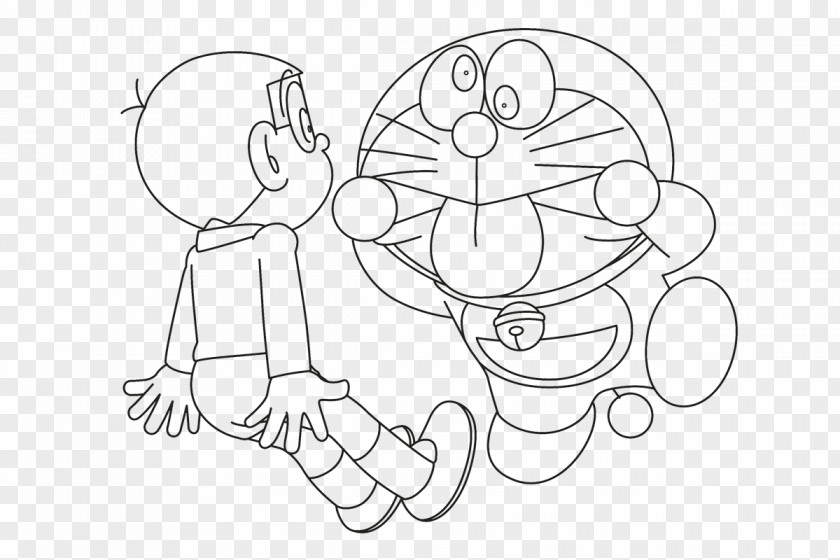 Doraemon Nobita Nobi 4: To Tsuki No Oukoku Coloring Book Drawing PNG