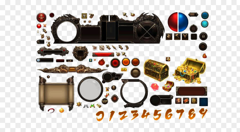 Game Interface Design Collection God Of War User Video PNG