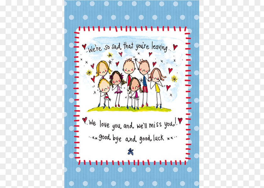 I Will Miss You Jucy Lucy Greeting & Note Cards Juicy Designs Ltd Happiness Wish PNG