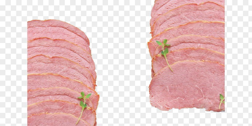 Meat Ham Back Bacon Beef PNG